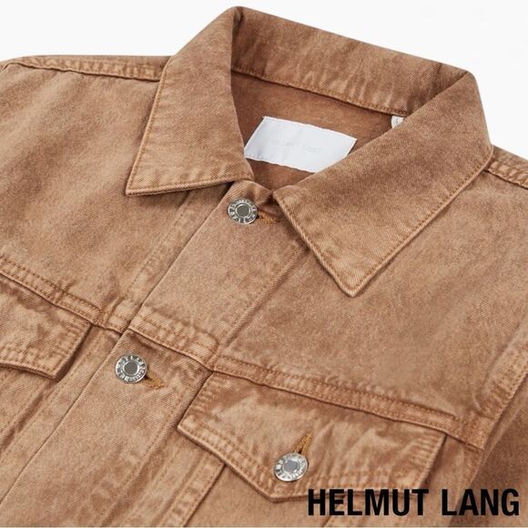 Helmut Lang **NWT** Denim Trucker Jacket in Rust - Picture 10 of 15